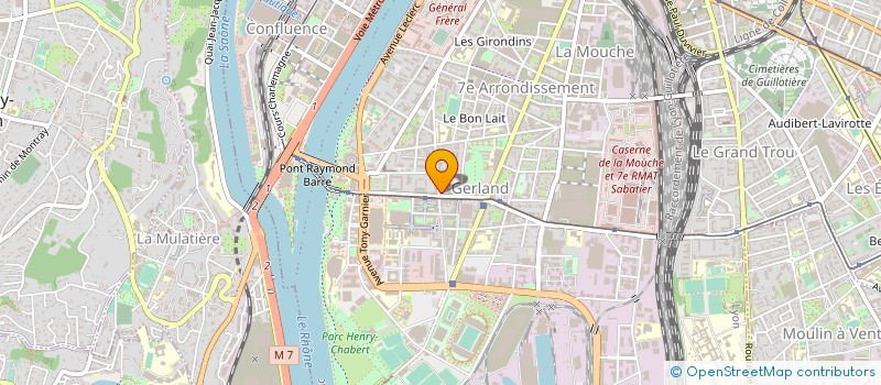 localisation de l'entreprise MADAME VIVIANE RODRIGUEZ  LYON