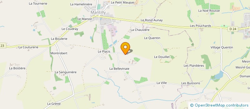 localisation de l'entreprise MADAME VIVIANE RUAULT à MANTILLY