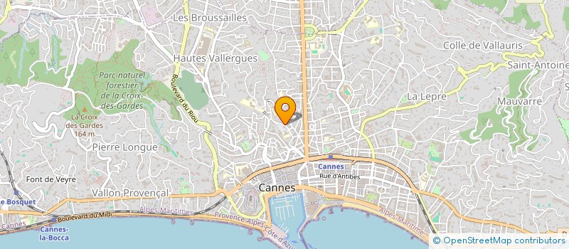 localisation de l'entreprise MADAME VIVIANE SABLON à CANNES