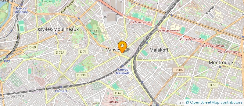 localisation de l'entreprise MADAME VIVIANE SALAUN à VANVES