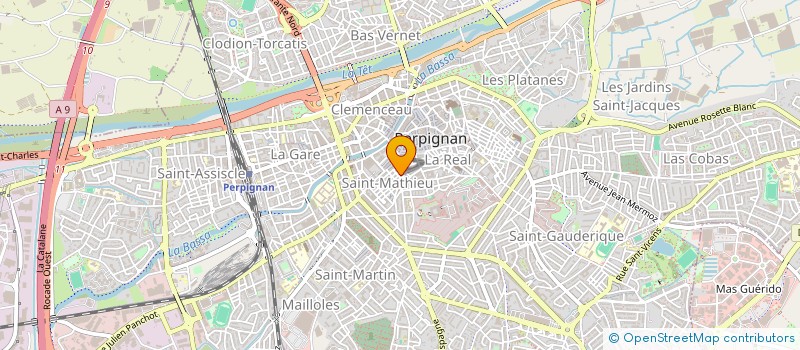 localisation de l'entreprise MADAME VIVIANE SAMBEAT  PERPIGNAN