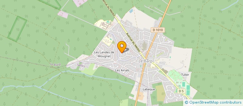 localisation de l'entreprise MADAME VIVIANE SAUGNAC  LE BARP