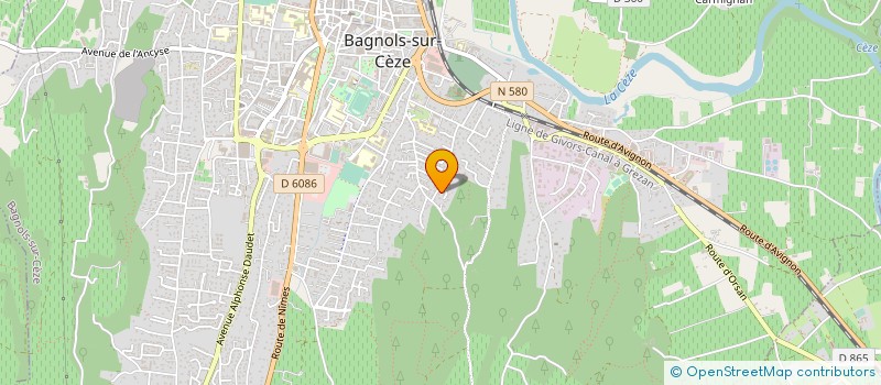 localisation de l'entreprise MADAME VIVIANE SCHTOLBERG  LA ROQUE SUR CEZE