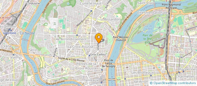 localisation de l'entreprise MADAME VIVIANE SERMONAT à LYON