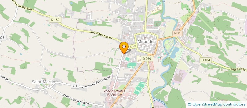 localisation de l'entreprise MADAME VIVIANE SERVAIS  MIRANDE