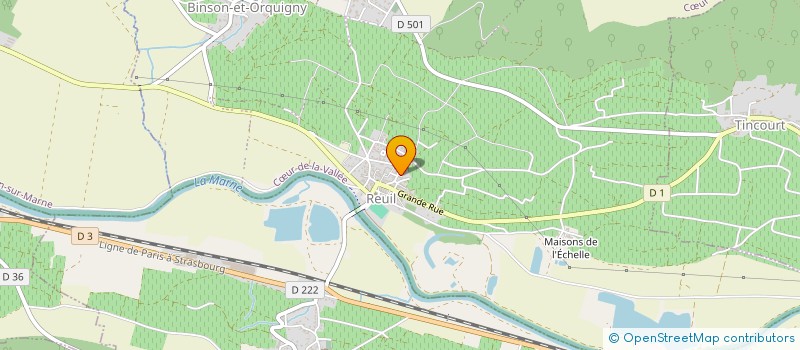 localisation de l'entreprise MADAME VIVIANE SERVENAY  COEUR-DE-LA-VALLEE