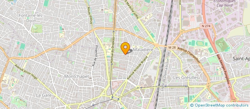 localisation de l'entreprise MADAME VIVIANE SOTIER DARDEAU à DIJON
