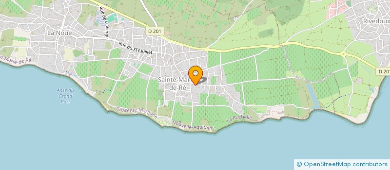 localisation de l'entreprise MADAME VIVIANE SOURISSEAU  SAINTE-MARIE-DE-RE