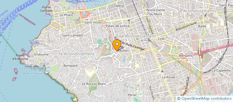 localisation de l'entreprise MADAME VIVIANE SPITALIER à MARSEILLE