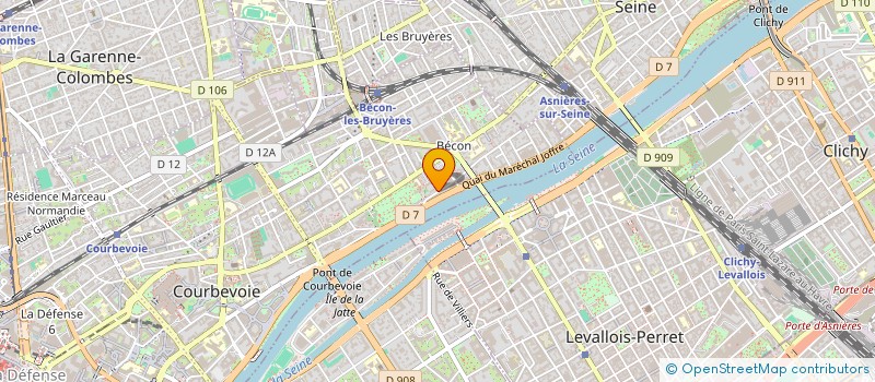 localisation de l'entreprise MADAME VIVIANE TANGRE à COURBEVOIE
