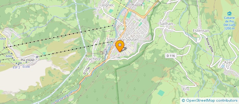 localisation de l'entreprise MADAME VIVIANE TELL  SAINT-LARY-SOULAN