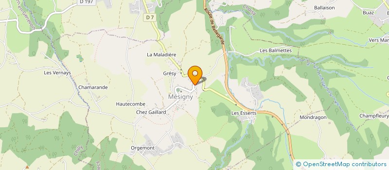 localisation de l'entreprise MADAME VIVIANE TESSON à MESIGNY