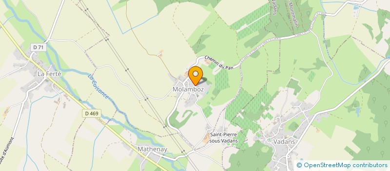 localisation de l'entreprise MADAME VIVIANE THUREL  MOLAMBOZ