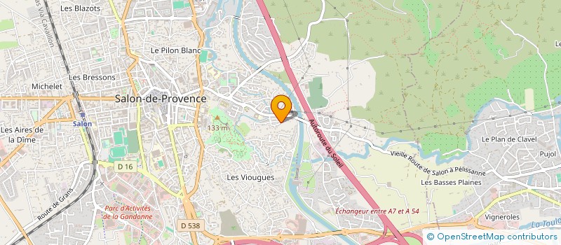 localisation de l'entreprise MADAME VIVIANE TROUILLET  SALON-DE-PROVENCE