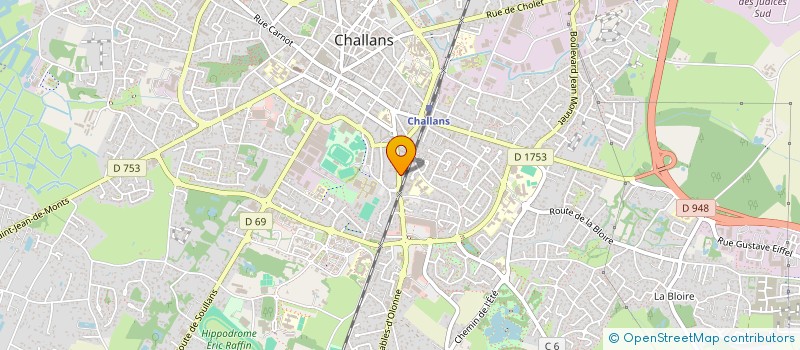 localisation de l'entreprise MADAME VIVIANE VALETTE à SOULLANS