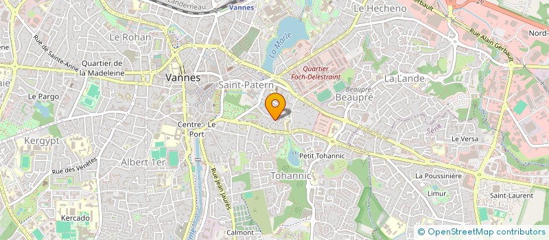 localisation de l'entreprise MADAME VIVIANE VAN VOORHEES  VANNES