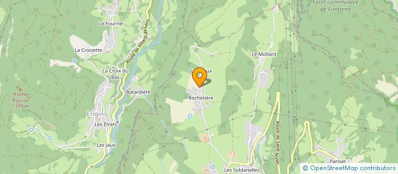 localisation de l'entreprise MADAME VIVIANE VENEAULT  SAINT-NIZIER-DU-MOUCHEROTTE