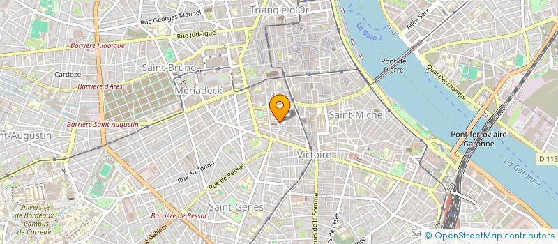 localisation de l'entreprise MADAME VIVIANE VERNARDAKIS  BORDEAUX