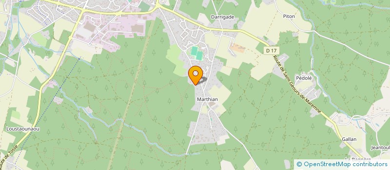 localisation de l'entreprise MADAME VIVIANE VITTOZ à SOUSTONS