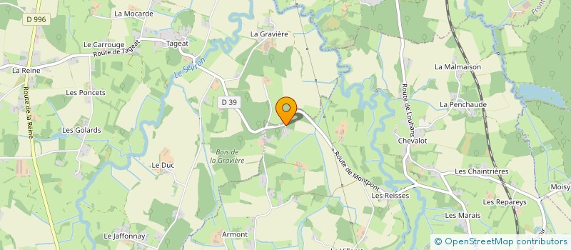 localisation de l'entreprise MADAME VIVIANE WACLAWA GADON  DOMMARTIN-LES-CUISEAUX