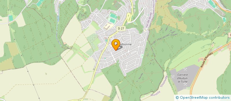 localisation de l'entreprise MADAME VIVIANE ZANOTELLI  VILLERUPT