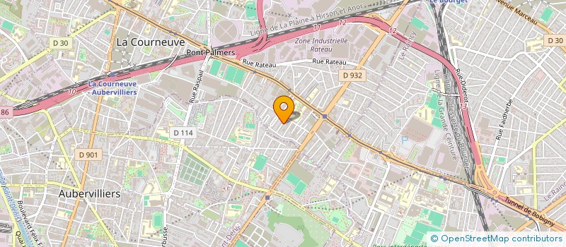 localisation de l'entreprise MADAME VIVIANNE CORRADI TOMMASINI MARCAL à LA COURNEUVE