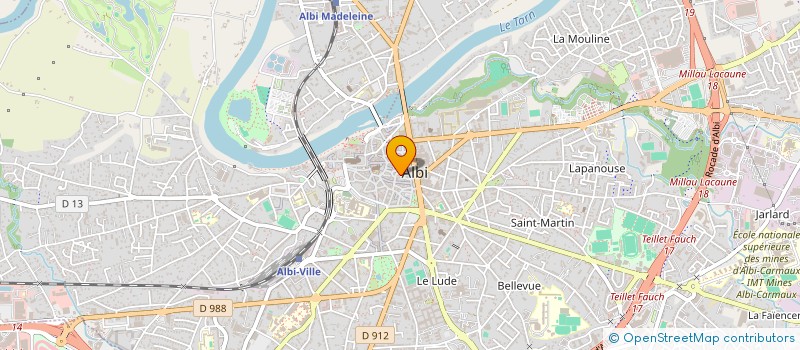 localisation de l'entreprise MADAME VIVIANNE COSTA à ALBI