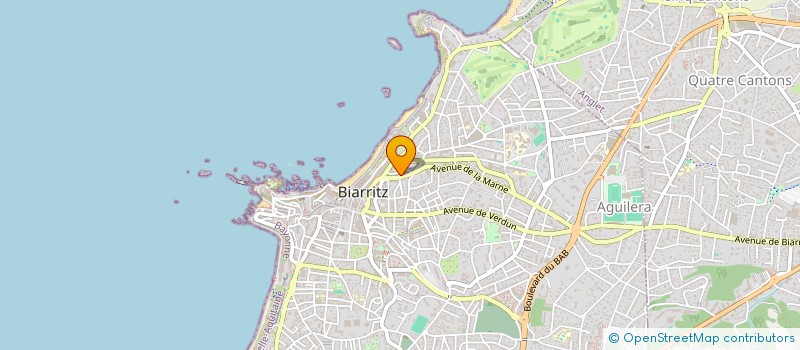 localisation de l'entreprise MADAME VIVIANNE FALLA  ANGLET