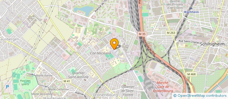 localisation de l'entreprise MADAME VIVIEN KRASZNAI à STRASBOURG