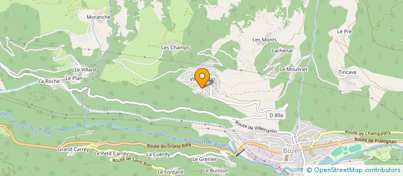 localisation de l'entreprise MADAME VIVIENNE ANDREWS  BOZEL