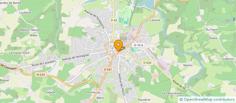 localisation de l'entreprise MADAME VIVIENNE WILSON  BRETAGNE D'ARMAGNAC