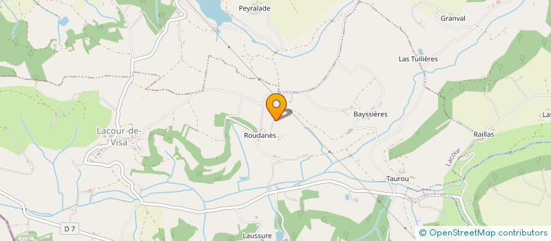 localisation de l'entreprise MADAME VIVIENNE WOFFINDEN  SAINT-NAZAIRE-DE-VALENTANE