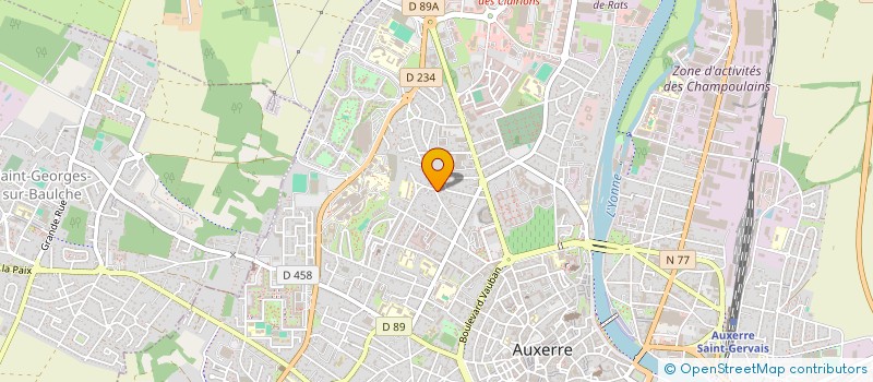 localisation de l'entreprise MADAME VLADIANA AST  AUXERRE
