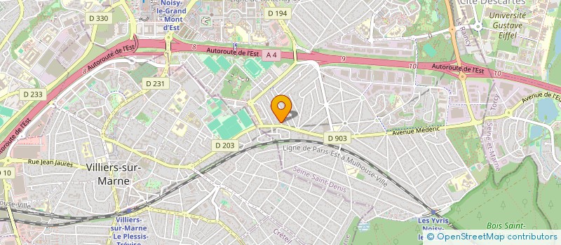 localisation de l'entreprise MADAME VLADIMIR GOREA  NOISY-LE-GRAND