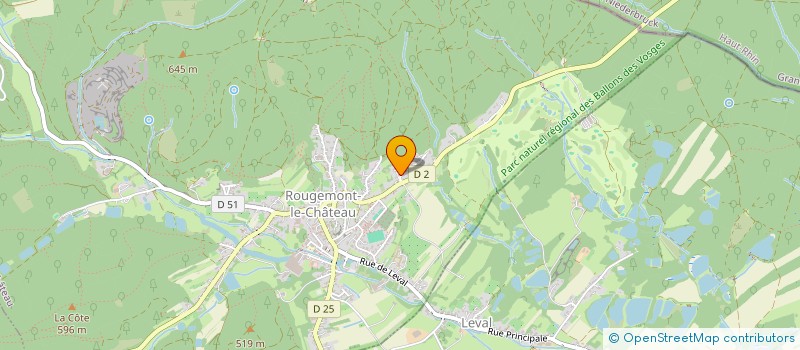 localisation de l'entreprise MADAME VLADIMIRA RAPKOVA à ROUGEMONT-LE-CHATEAU