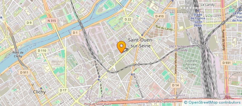 localisation de l'entreprise MADAME VLADINA BOJINOVA à SAINT-OUEN-SUR-SEINE