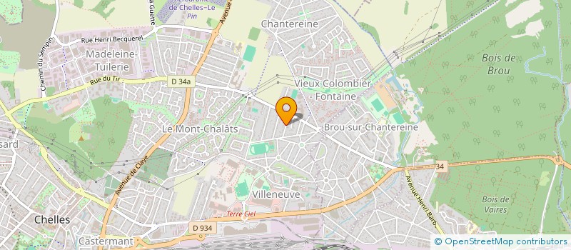 localisation de l'entreprise MADAME VLADYS MULLER à CHELLES