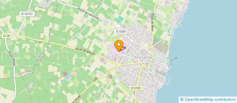 localisation de l'entreprise MADAME VLERIE GILABERT  MARSEILLAN