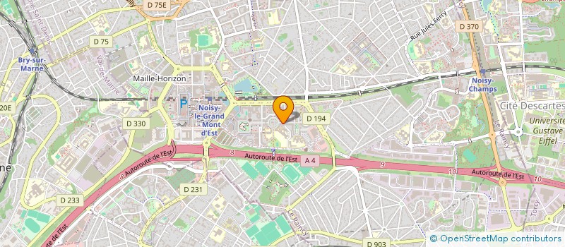 localisation de l'entreprise MADAME VOAHANGITIANA ANDRIANTSARAFARA  NOISY-LE-GRAND