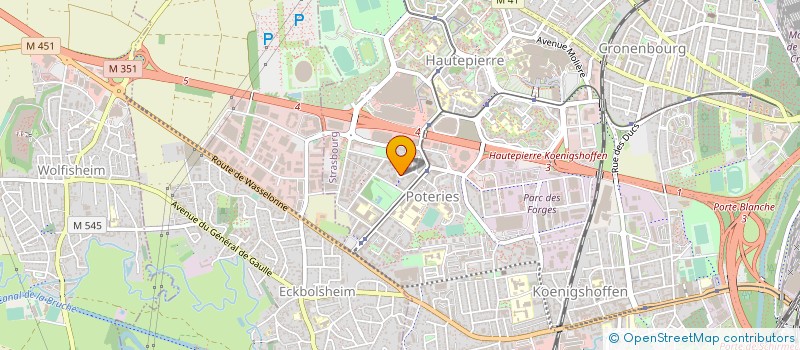 localisation de l'entreprise MADAME VOAHANGY ANDRIAMAMPIANINA  STRASBOURG