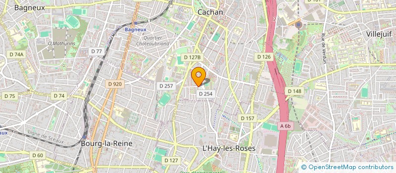 localisation de l'entreprise MADAME VOANGINDRANTO AVOSOA RASOLO HOERSON à CACHAN