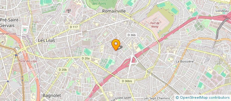 localisation de l'entreprise MADAME VOHANGY RAMANANKIRAHINA à ROMAINVILLE