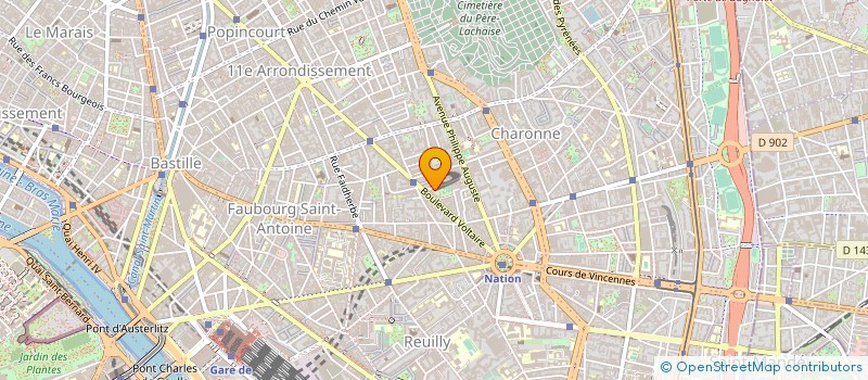 localisation de l'entreprise MADAME VOJIMIRKA MARKOVIC  PARIS