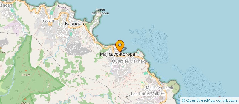localisation de l'entreprise MADAME VOLAMINA LUCIEN à MAMOUDZOU