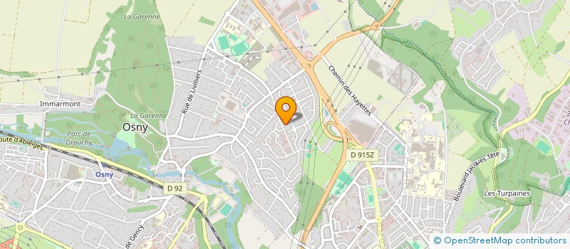 localisation de l'entreprise MADAME VOLATIANA ANDRIAMBOLASON  OSNY