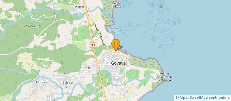 localisation de l'entreprise MADAME VOLCINE VIRGINIE  GOYAVE