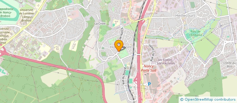 localisation de l'entreprise MADAME VOLHA BARKOUSKAYA  HOUDEMONT