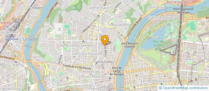 localisation de l'entreprise MADAME VOLOLOMALALA RAJAONARIVONY à LYON