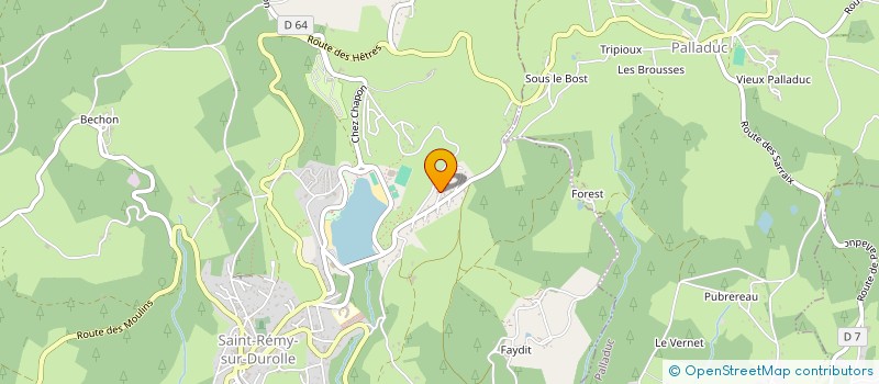 localisation de l'entreprise MADAME VOLOLON'ANDRIANA RAMILIARISON  SAINT-REMY-SUR-DUROLLE