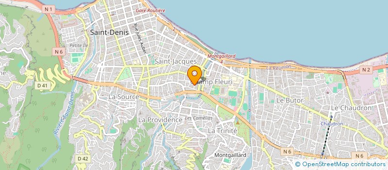 localisation de l'entreprise MADAME VOLOLONA RATSIMBAZAFY à SAINT-DENIS